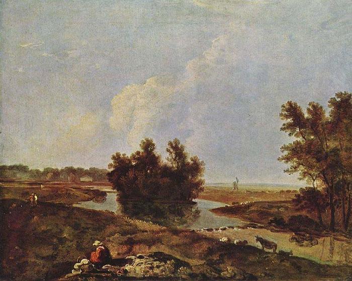 Richard Wilson Hounslow Heath oil painting image